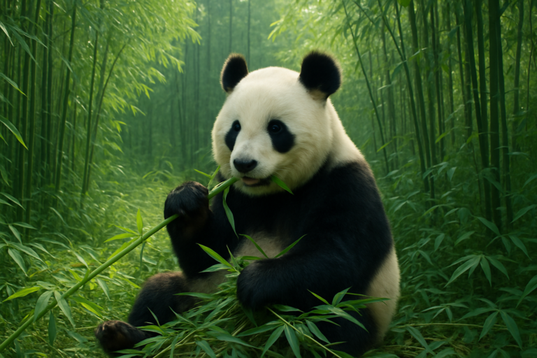 Panda gigante a Chengdu