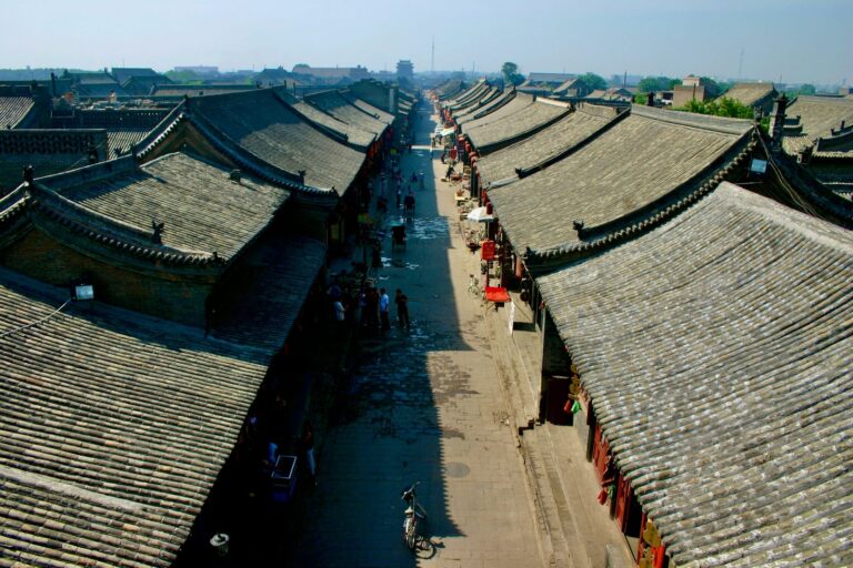 Tetti della città antica di Pingyao Tetti della città antica di Pingyao